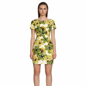 Jason Wu Resort Sleeveless Yellow Floral‎ Dress